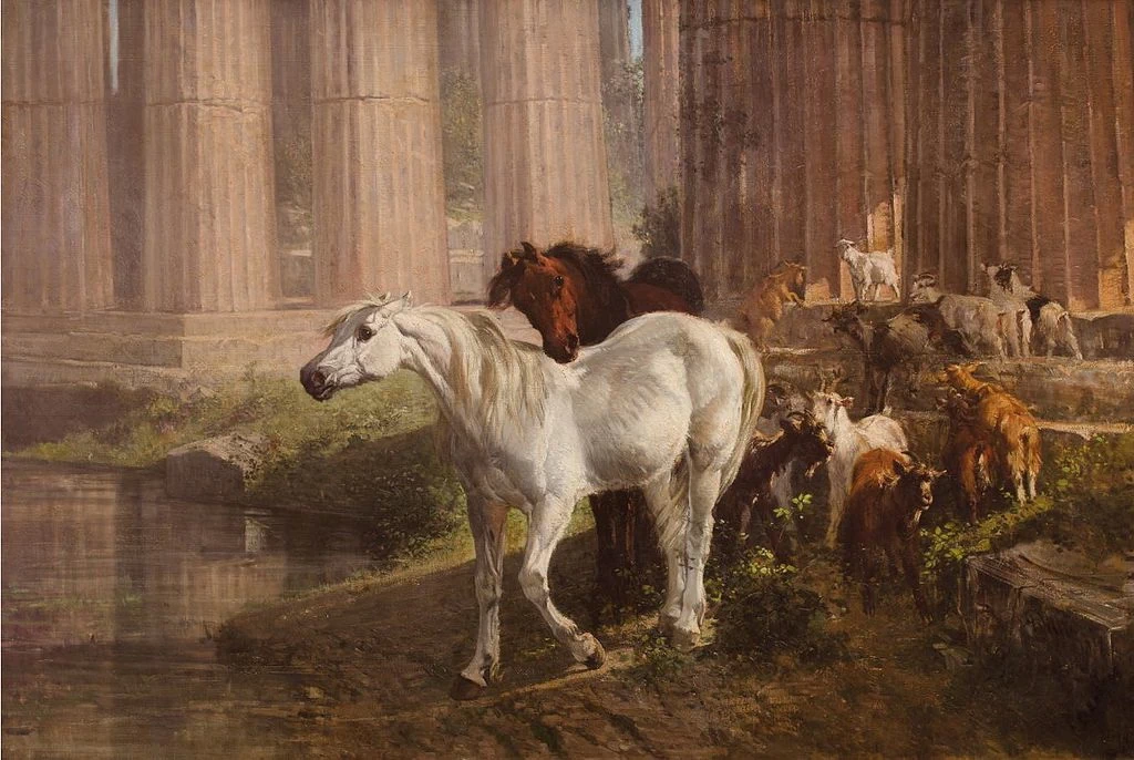 Le rovine dei templi di Paestum